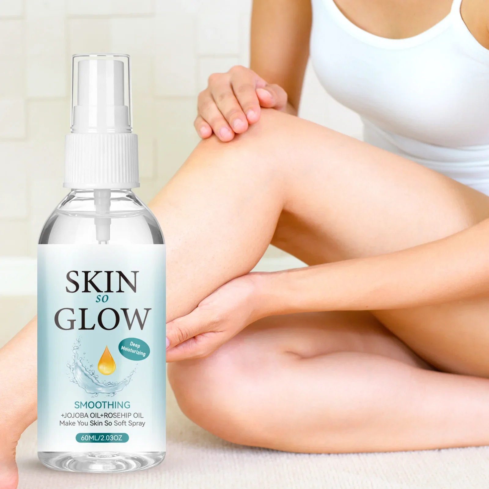 Face Oil Rosehip - Glow Body Oil Spray 60ml with