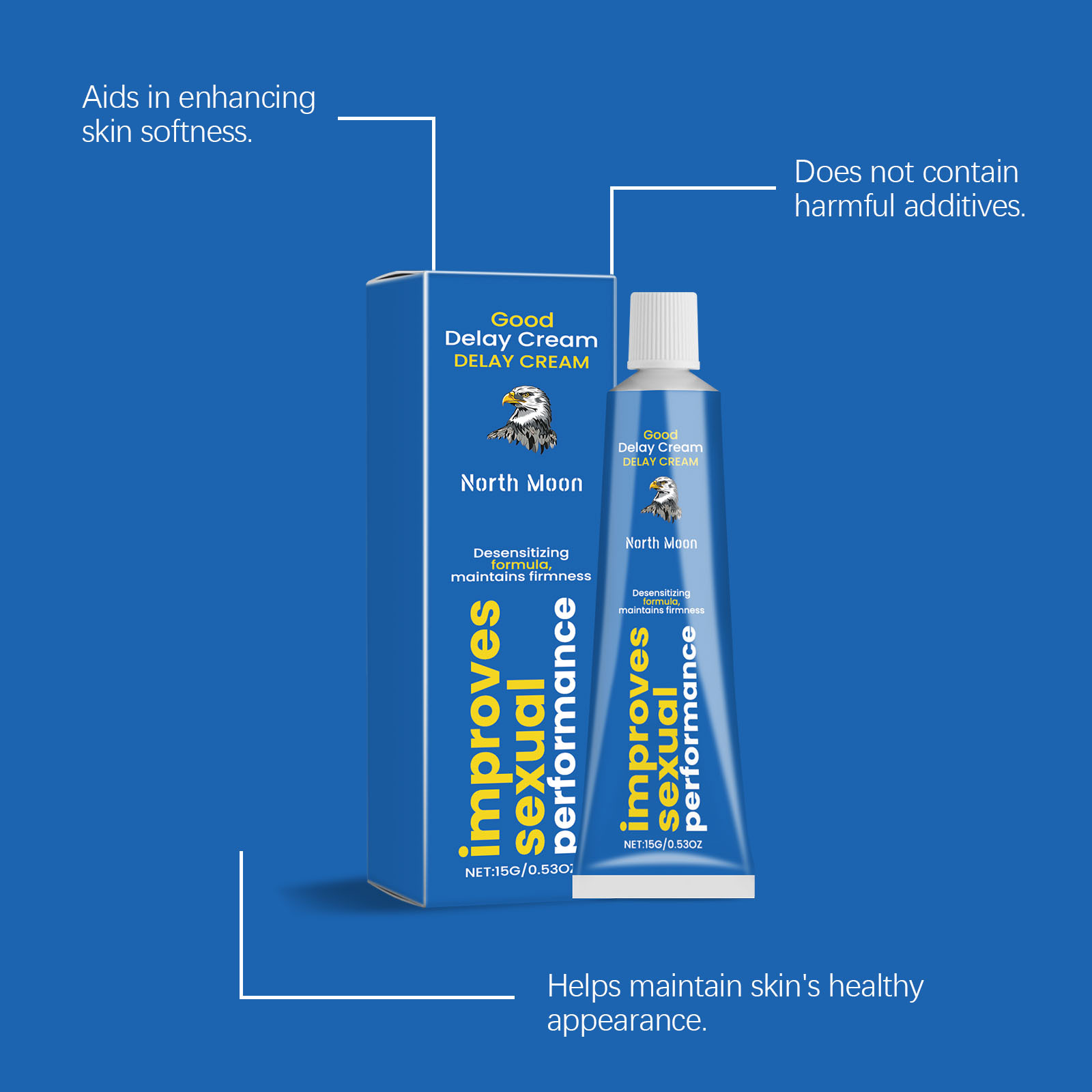 North Moon Male Delay Cream En - đánh giá và giá Body Lotion