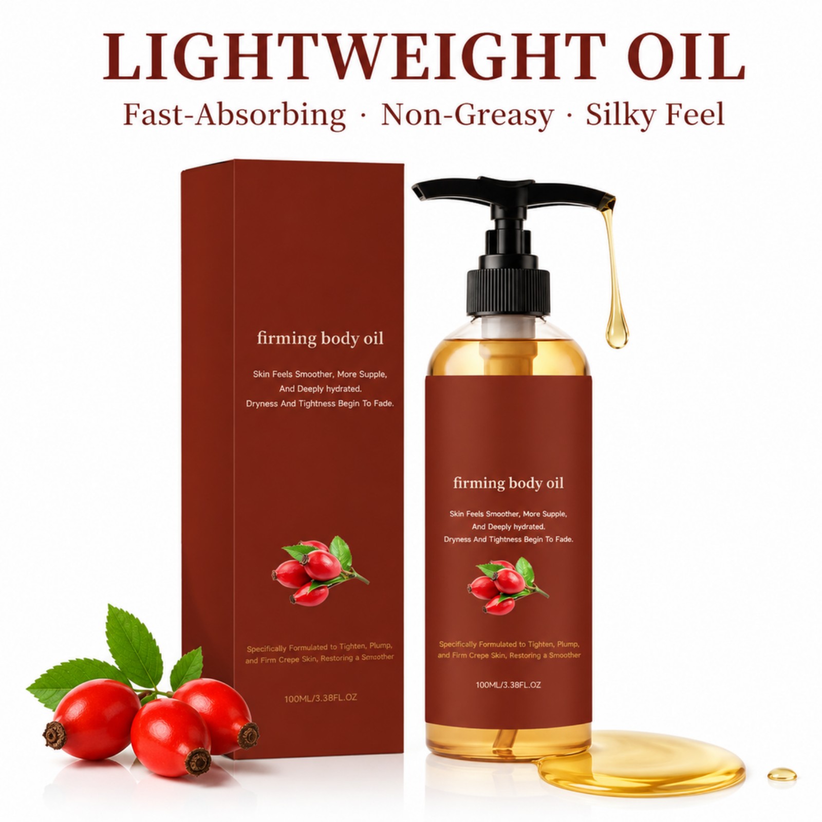 Firming Body Oil Rosehip Tight - đánh giá và giá Face Oil Rosehip