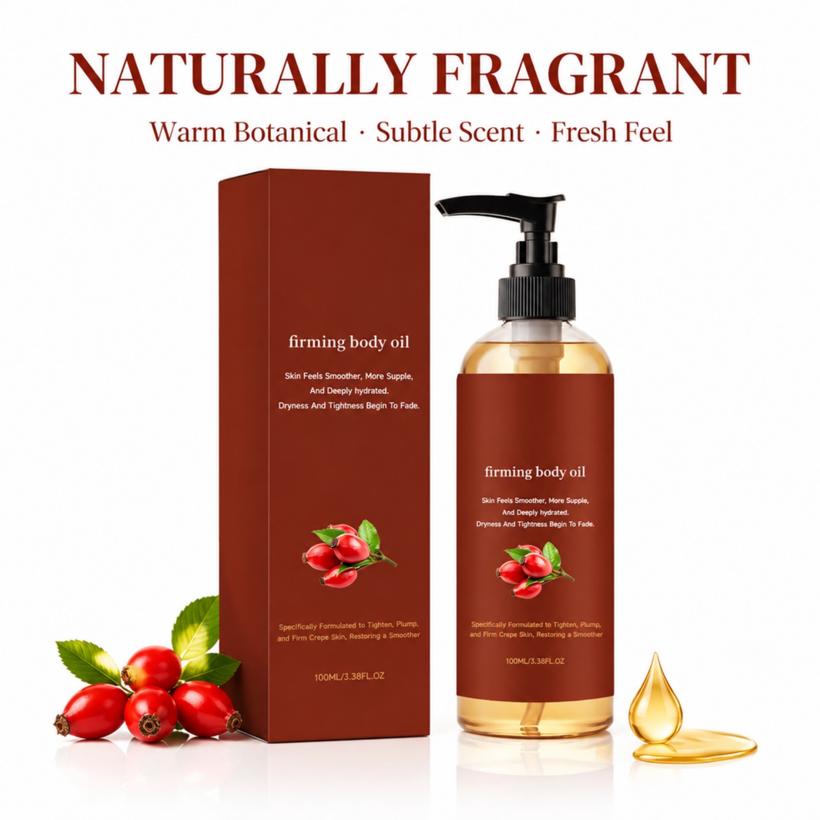 Firming Body Oil Rosehip Tight - đánh giá và giá Face Oil Rosehip