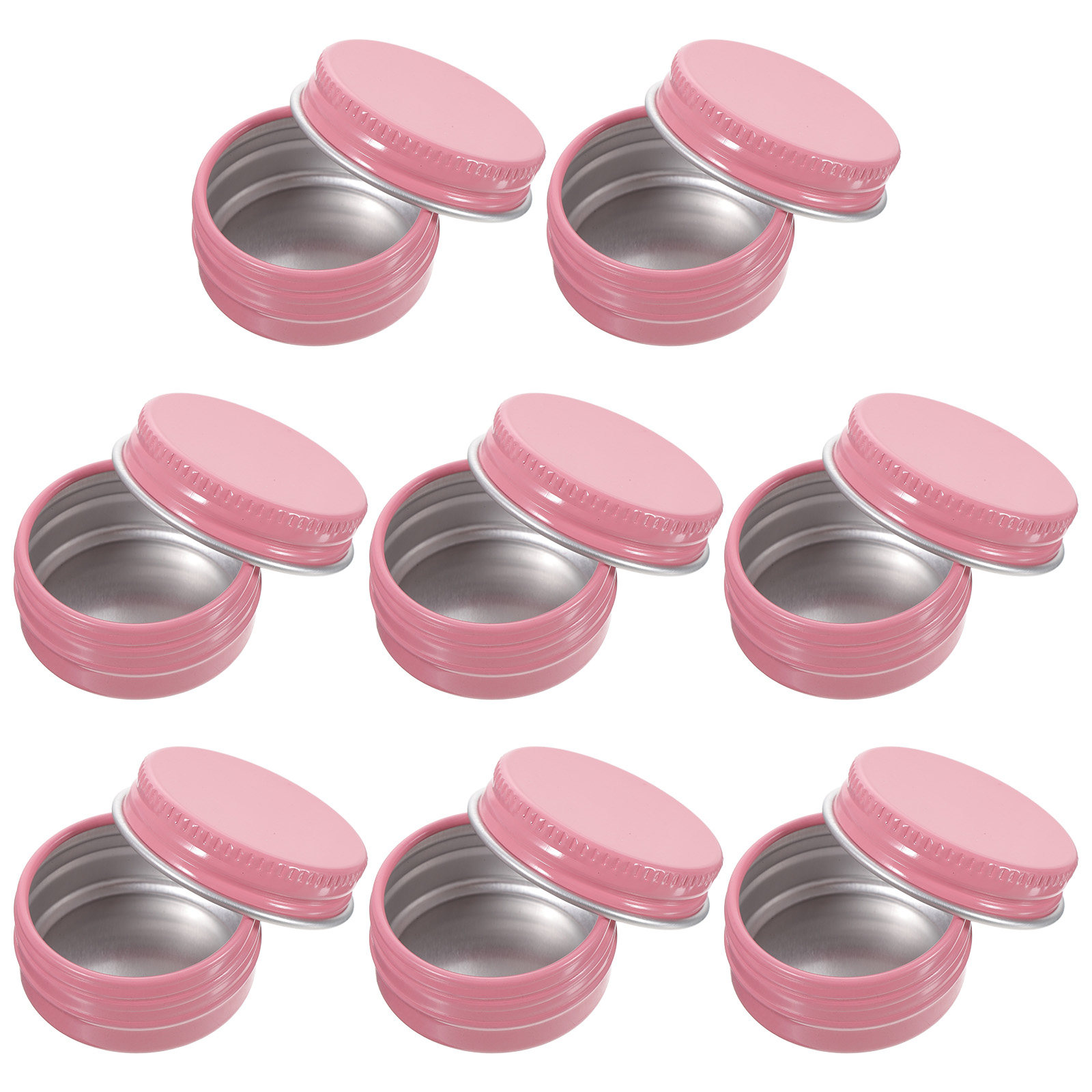 8Pcs Round Aluminum Tin Jars E - đánh giá và giá Lip Balm