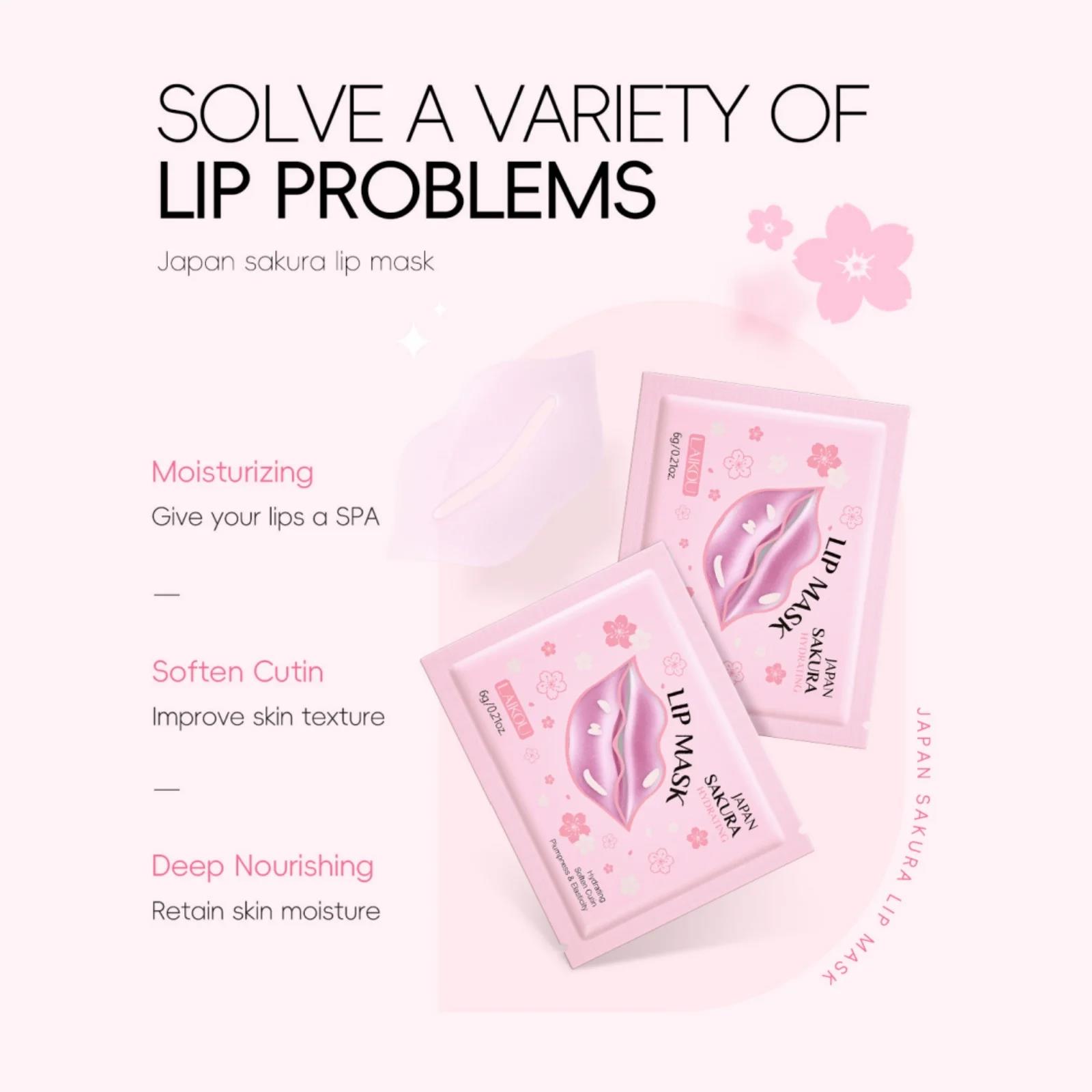 Japan Sakura Collagen Lip Mask - đánh giá và giá Night Cream