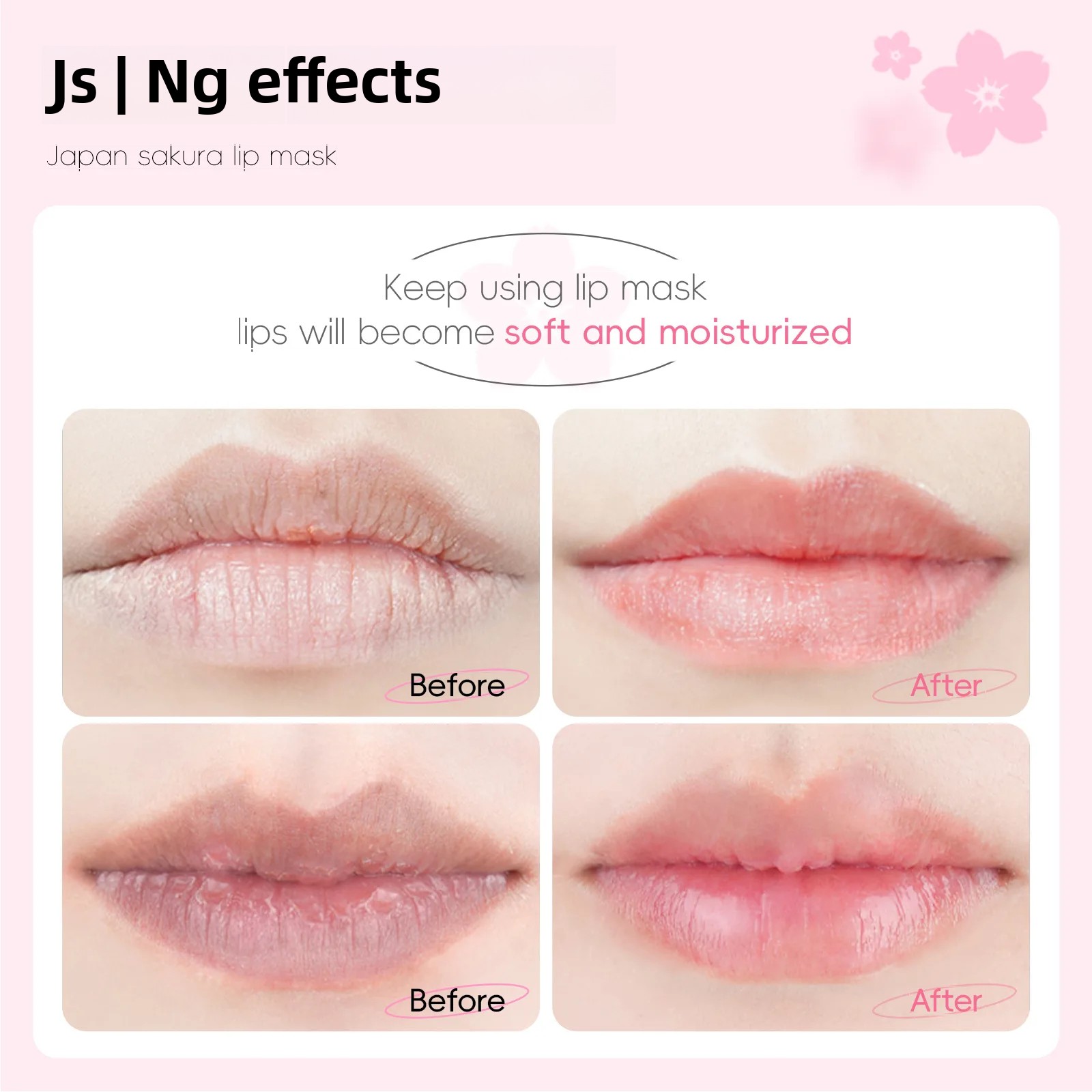 Japan Sakura Collagen Lip Mask - đánh giá và giá Night Cream