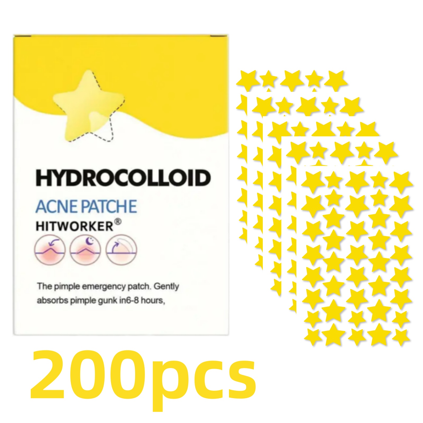200/400 Pcs Star-Shaped Acne P - đánh giá và giá Skincare China