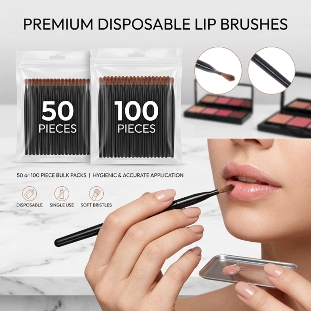 50/100pcs Disposable Lip Brush - đánh giá và giá Lip Balm