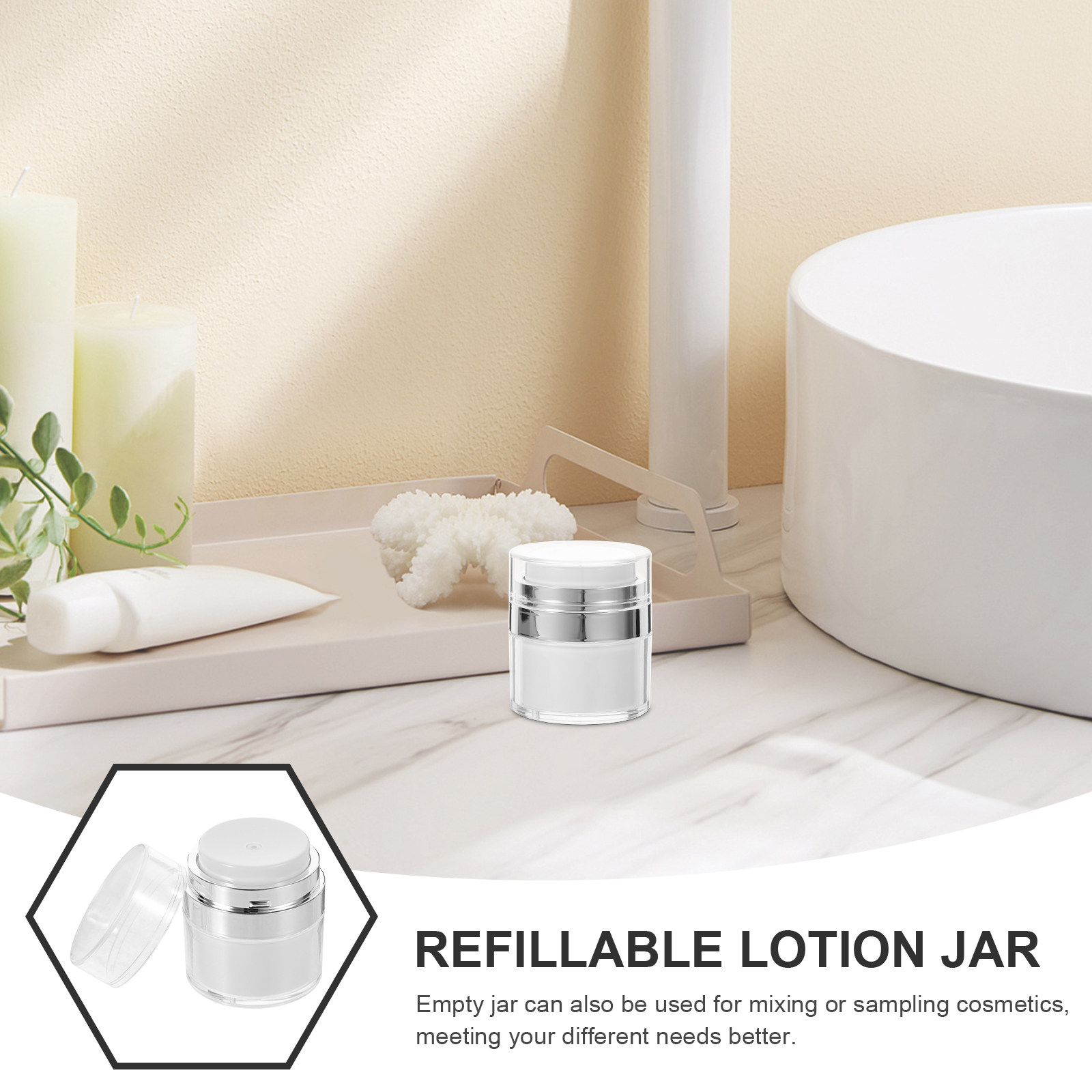 2Pcs 15Ml Empty Jar Small Crea - đánh giá và giá Body Lotion