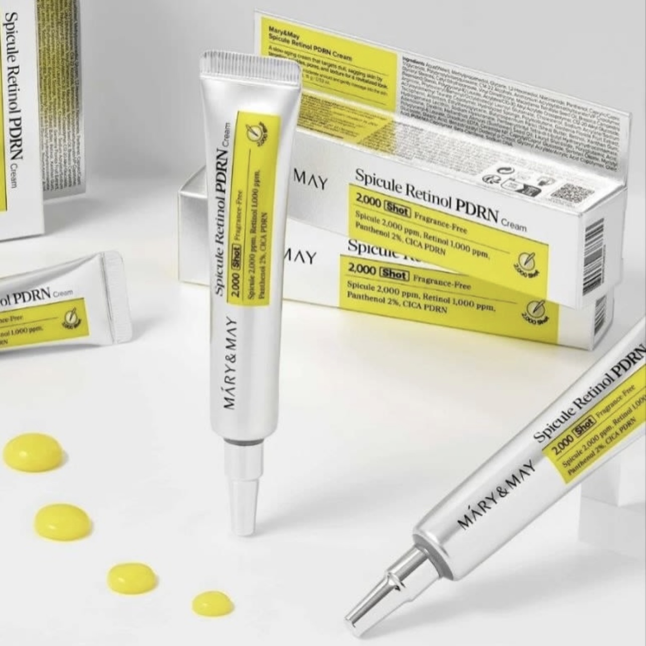 Mary&May 2,000 Shot Panthenol  - đánh giá và giá Retinol Cream