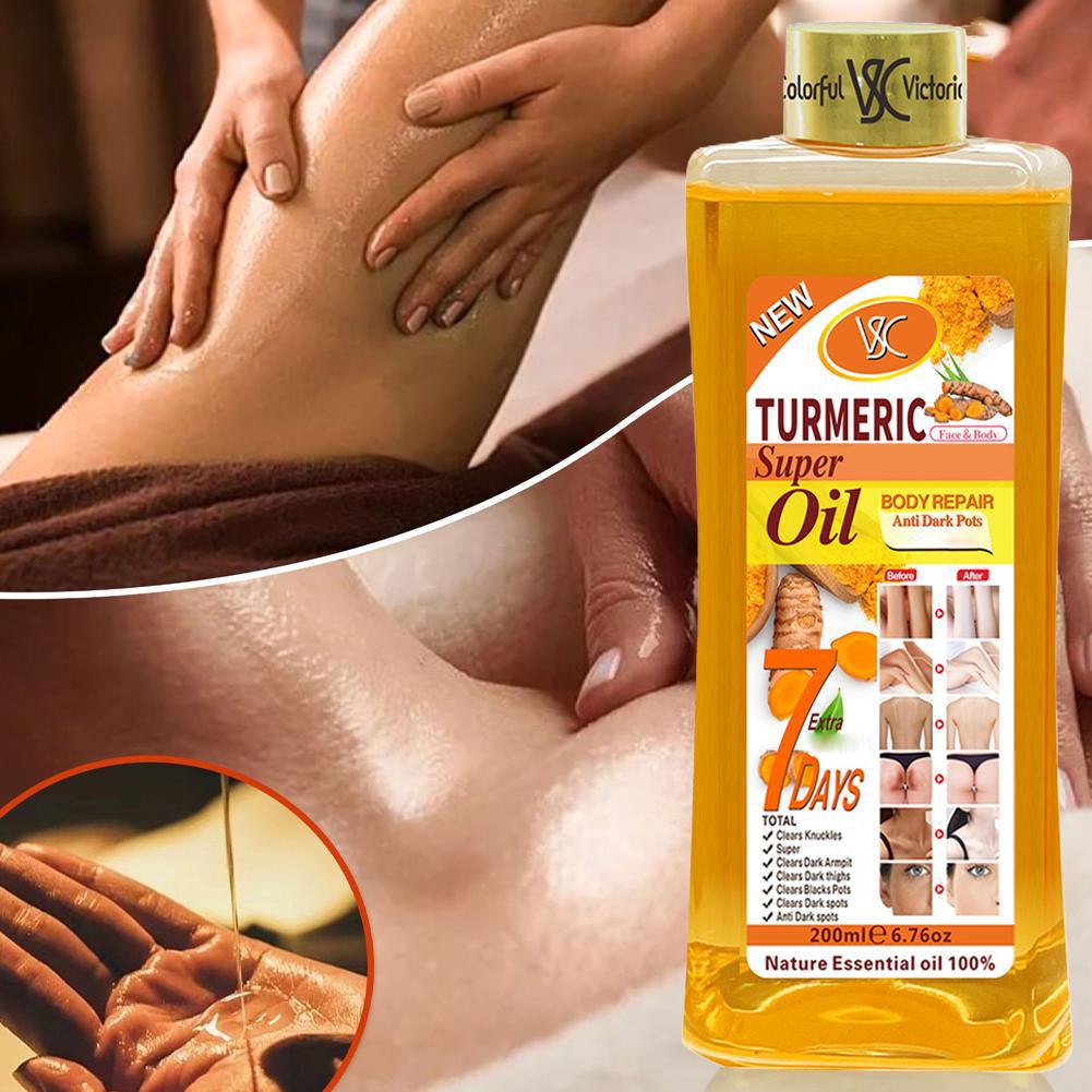 Body massage oil Turmeric Esse - đánh giá và giá Vitamin C Serum