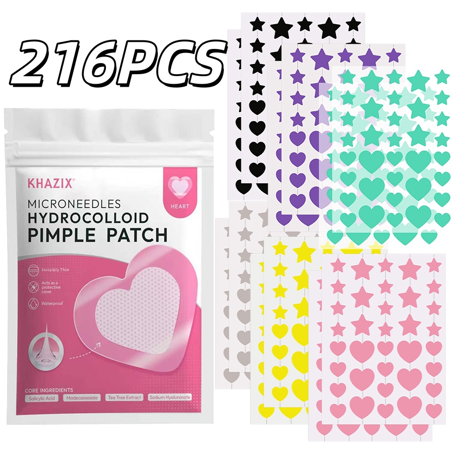 216PCS 6-color Star-shaped Acn - đánh giá và giá Face Oil