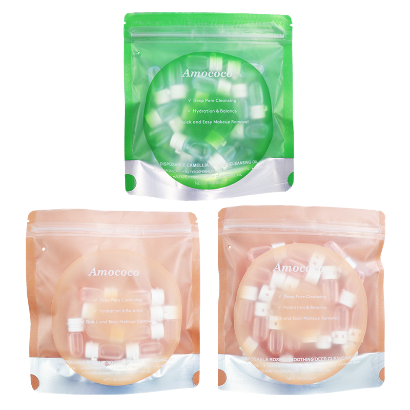 Amococo 3pcs Disposable Cleans - đánh giá và giá Face Oil Rosehip