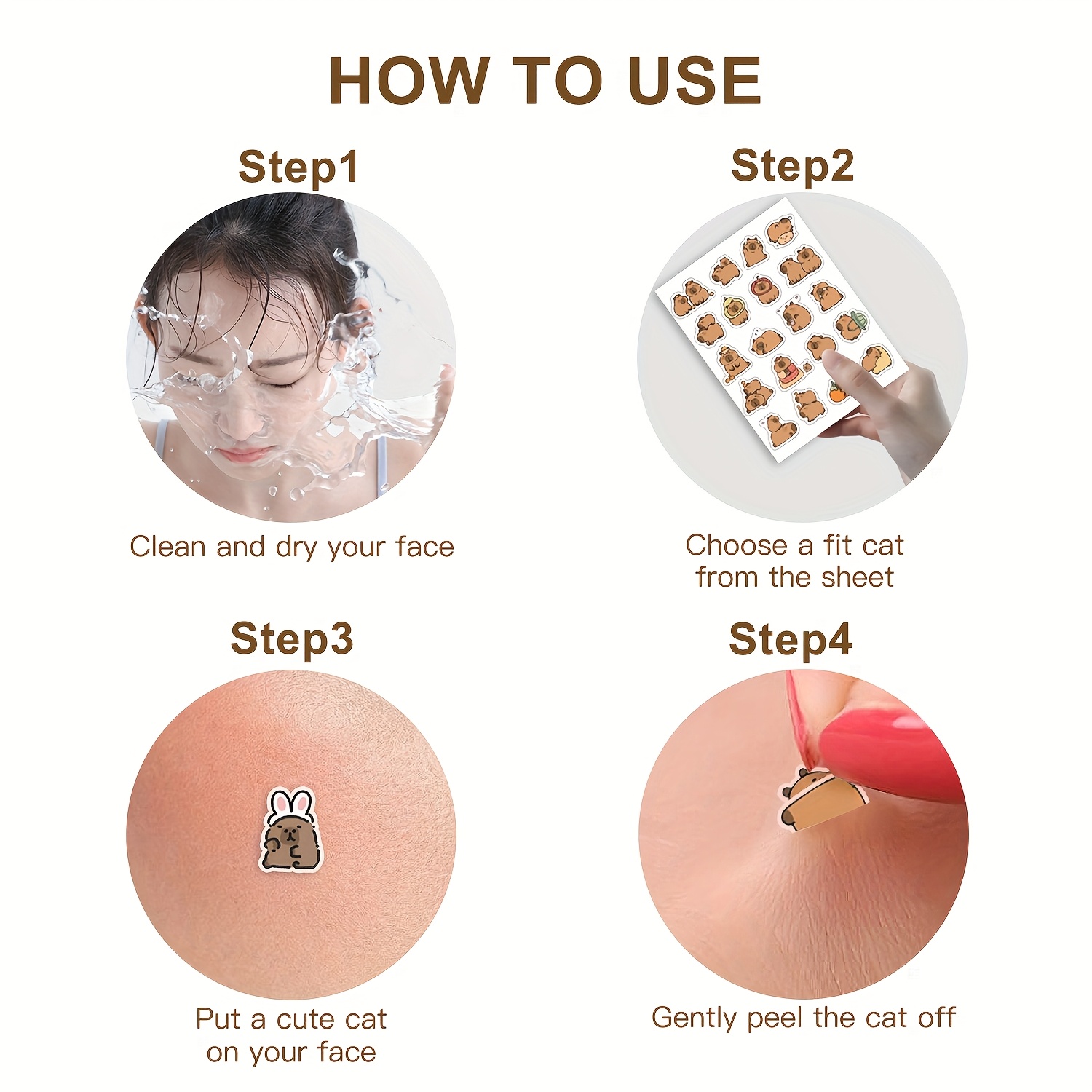Capybara Shaped Pimple Patches - đánh giá và giá Face Oil