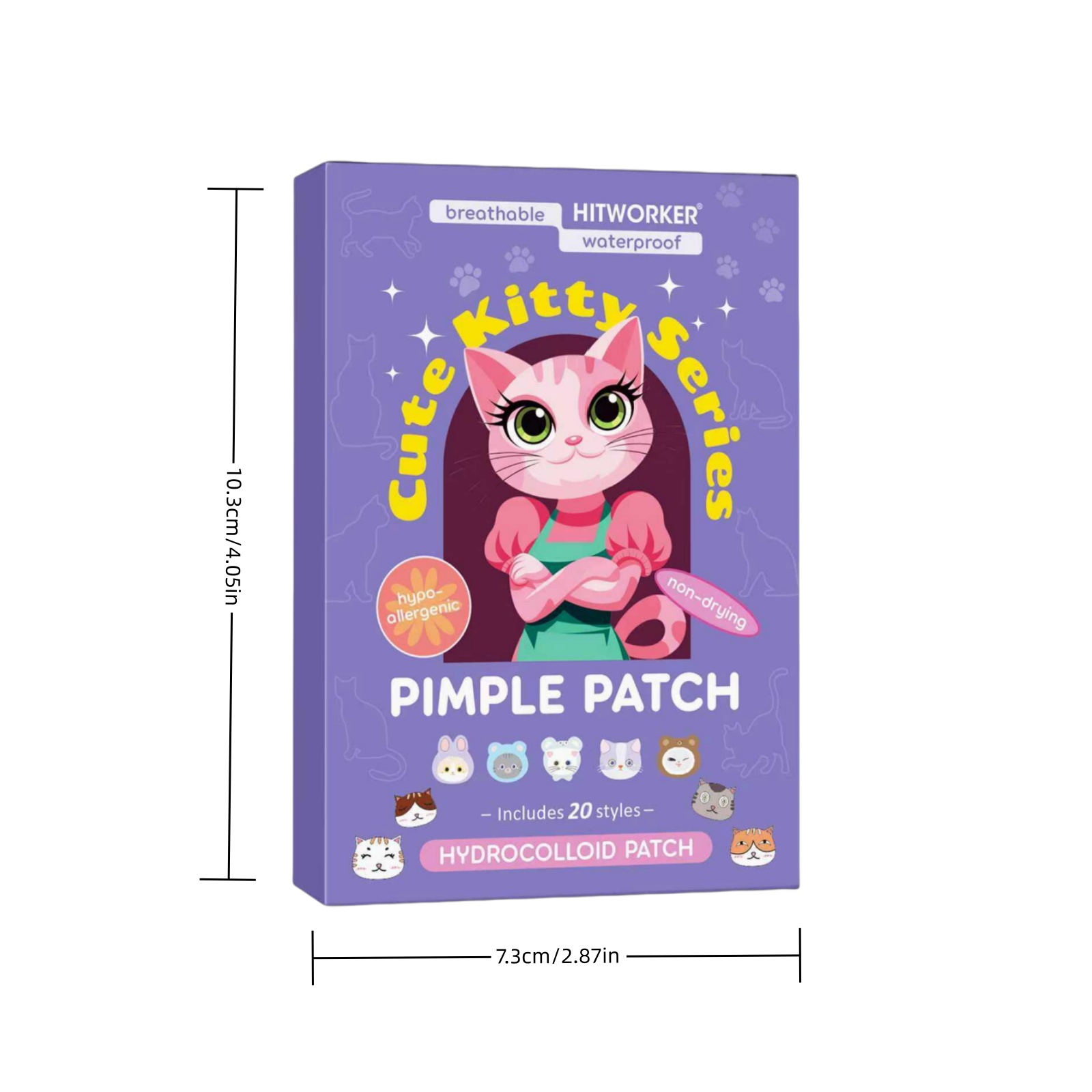 40/100/300pcs Cartoon Cat Acne - đánh giá và giá Face Oil