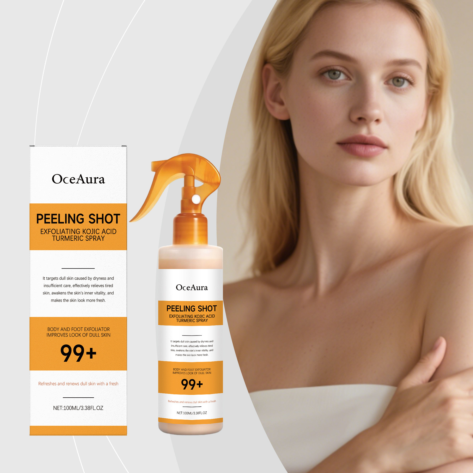 Kojic Acid Turmeric Spray Dead - đánh giá và giá Skincare Glowing