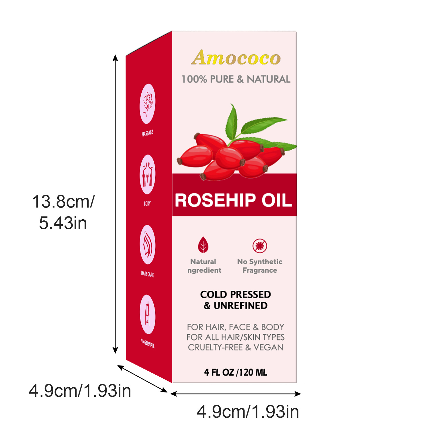 Amococo 2pcs Jojoba Oil and Ro - đánh giá và giá Face Oil Rosehip