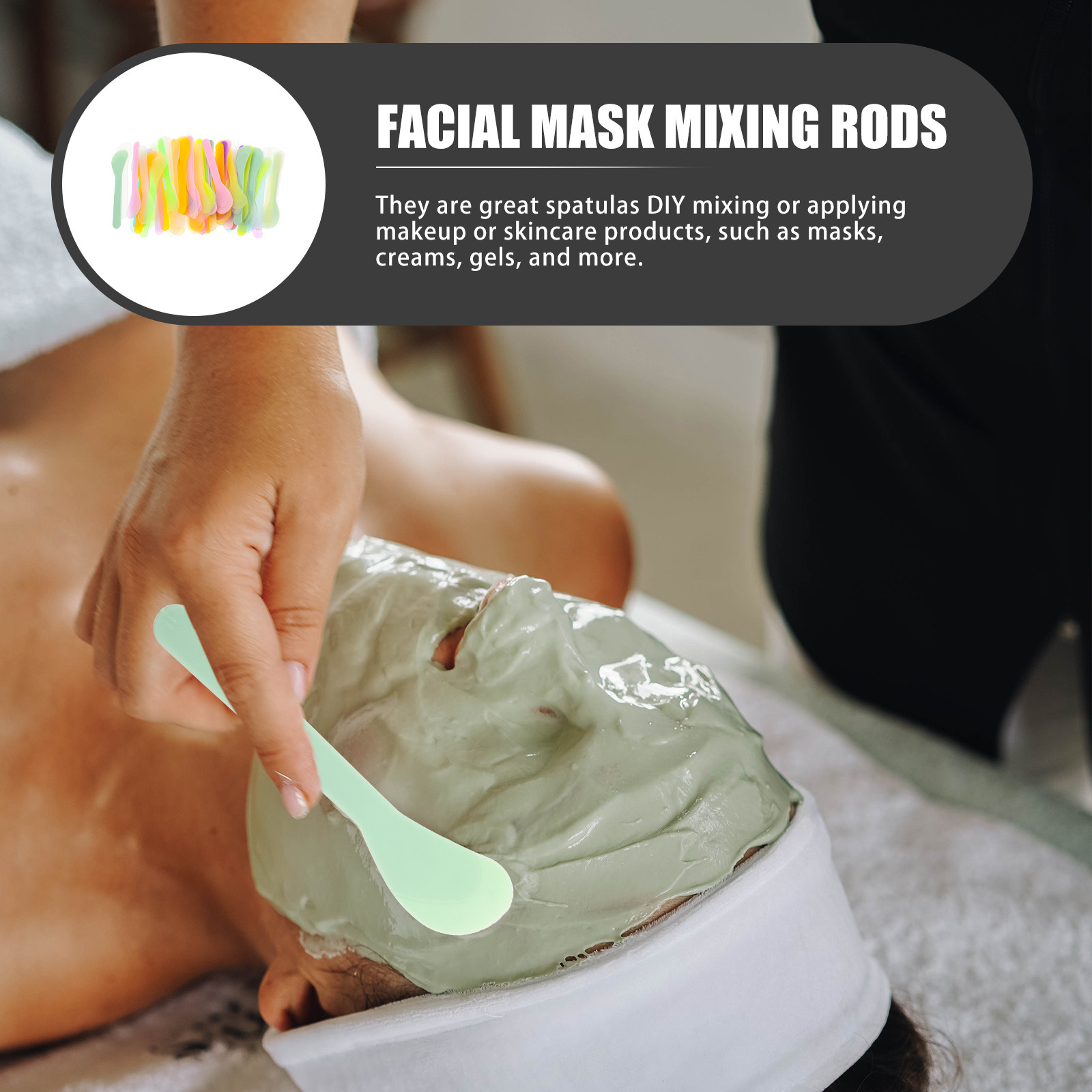 100Pcs Skin Care Cream Spoons  - đánh giá và giá Face Mask Skincare