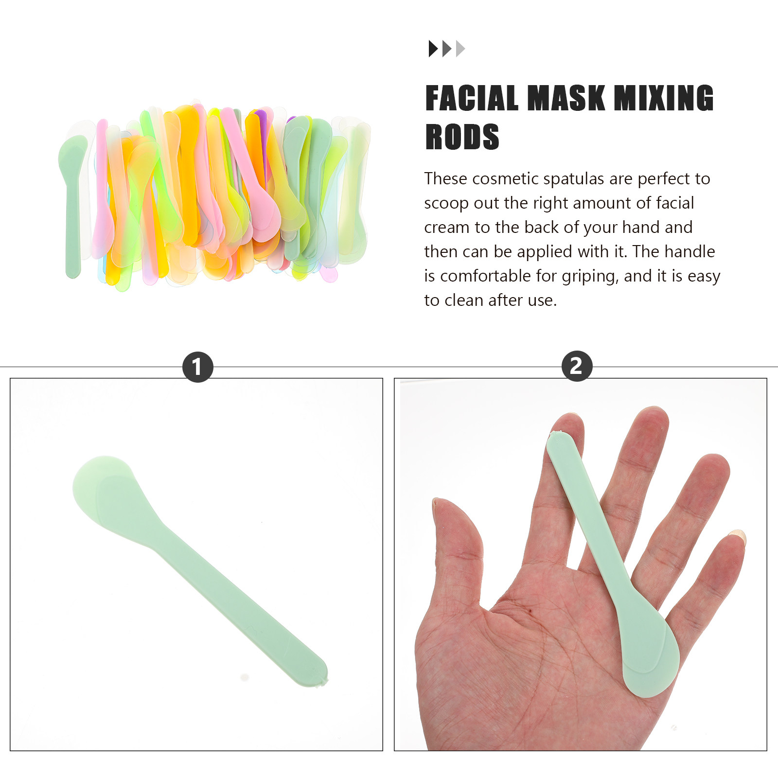 100Pcs Skin Care Cream Spoons  - đánh giá và giá Face Mask Skincare