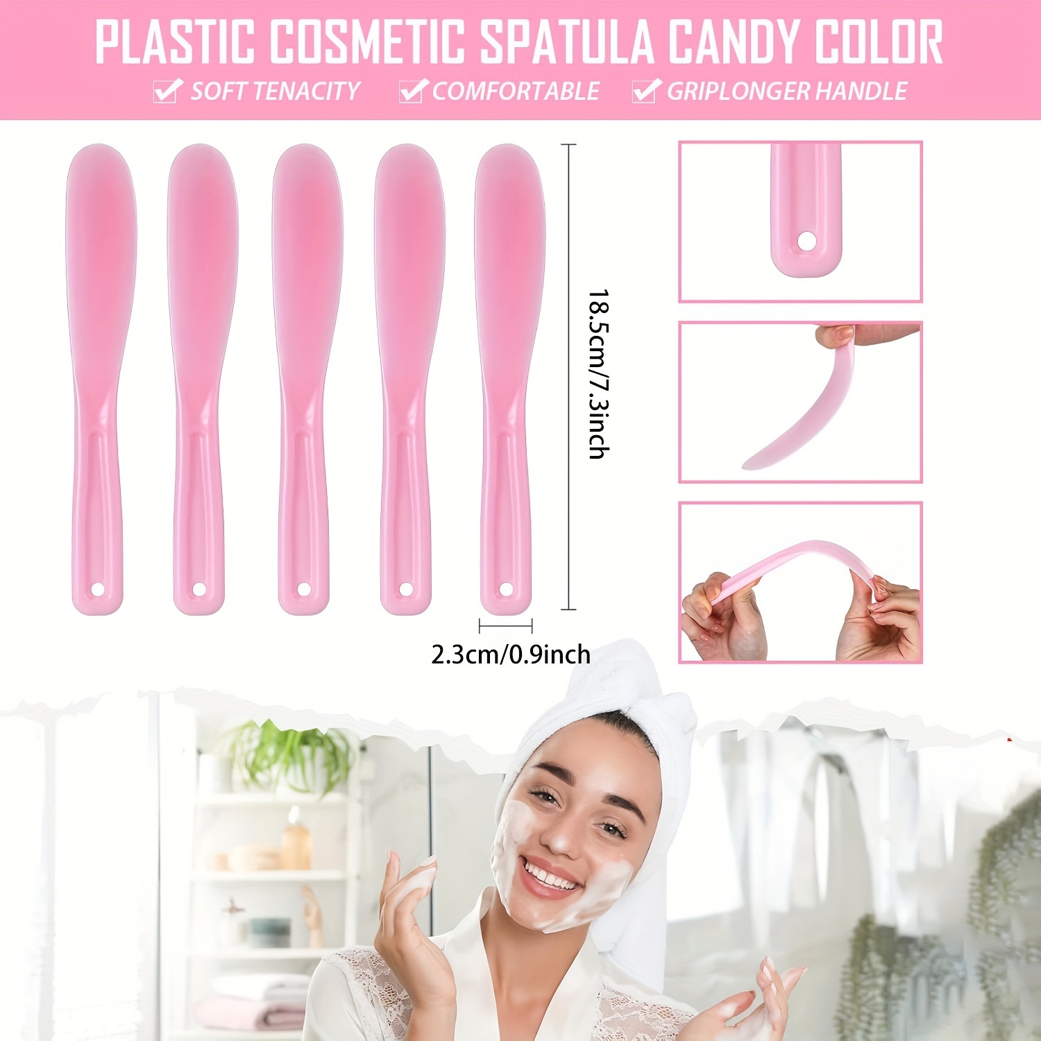 20PCS Plastic Long Facial Mask - đánh giá và giá Face Mask Skincare